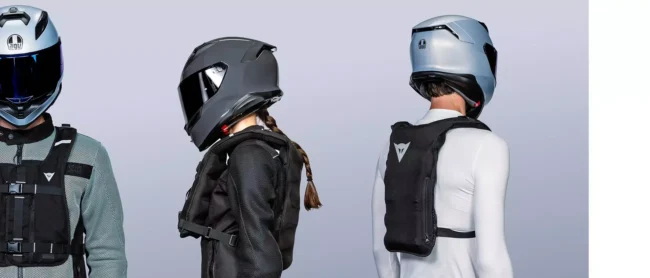 dainese smart go airbag motocyklowy po wybuchu.